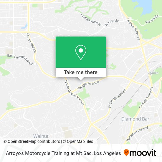 Arroyo's Motorcycle Training at Mt Sac map