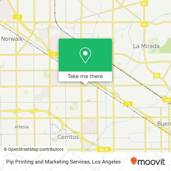 Pip Printing and Marketing Services map
