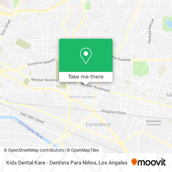 Mapa de Kids Dental Kare - Dentista Para Niños