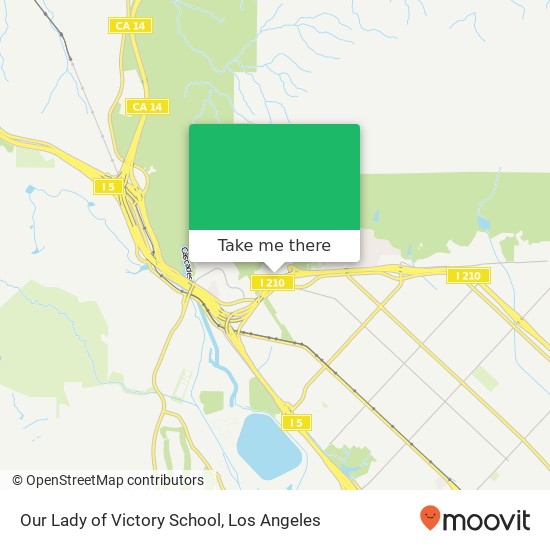 Our Lady of Victory School map