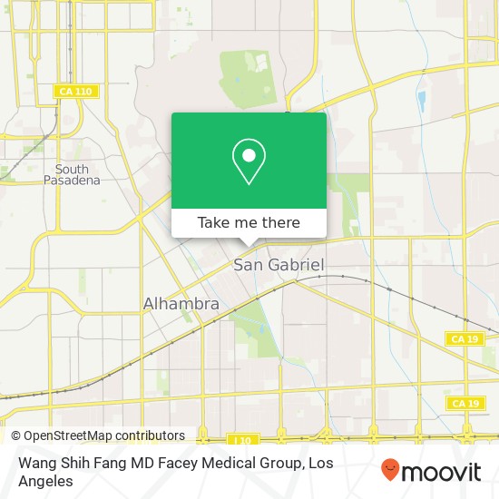 Mapa de Wang Shih Fang MD Facey Medical Group