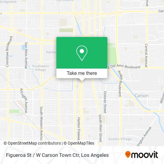 Figueroa St / W Carson Town Ctr map