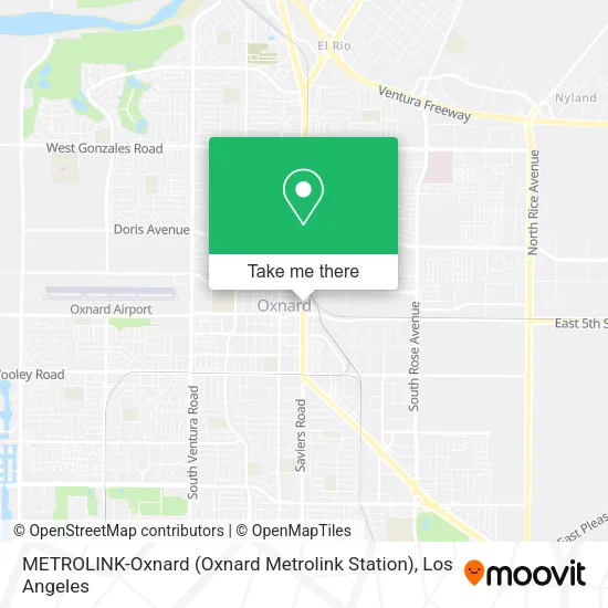 Mapa de METROLINK-Oxnard (Oxnard Metrolink Station)
