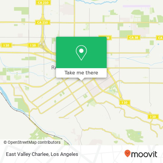 East Valley Charlee map