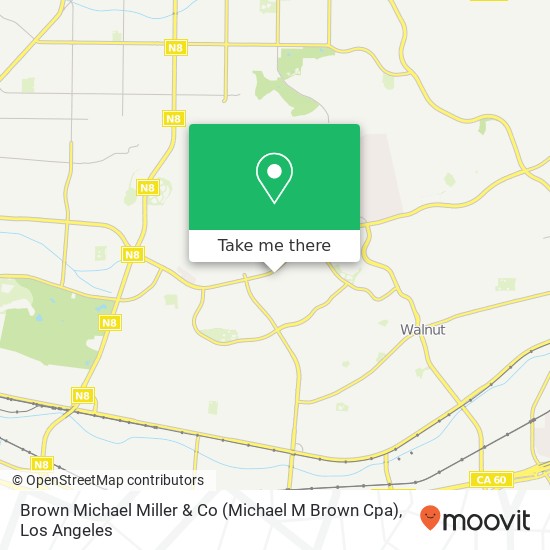 Brown Michael Miller & Co (Michael M Brown Cpa) map