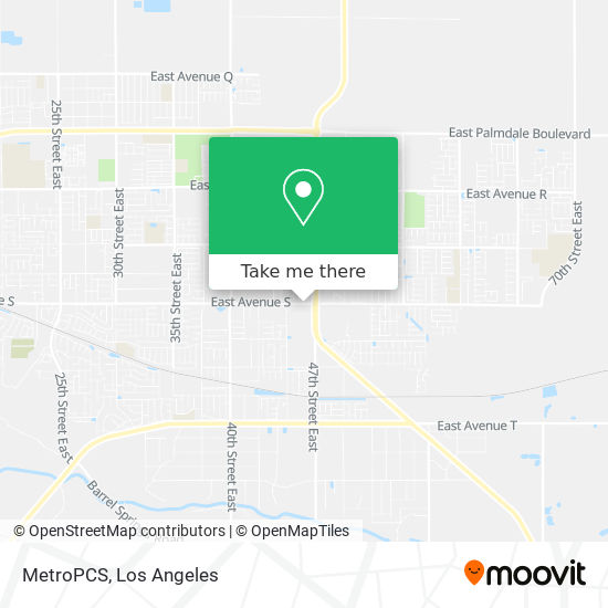 MetroPCS map