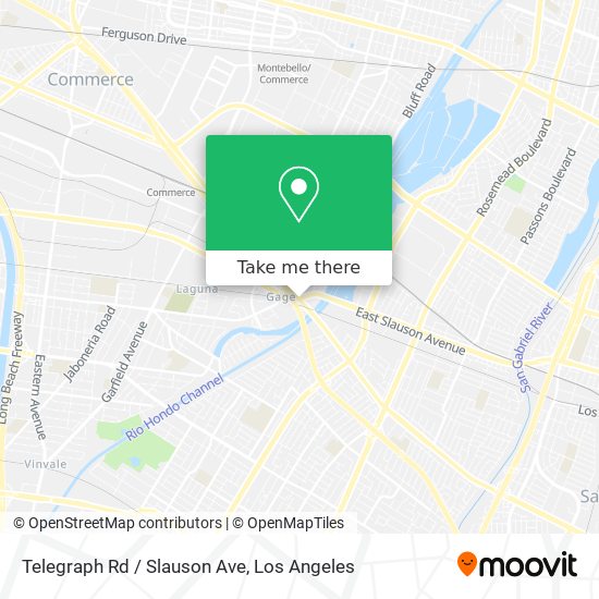 Mapa de Telegraph Rd / Slauson Ave