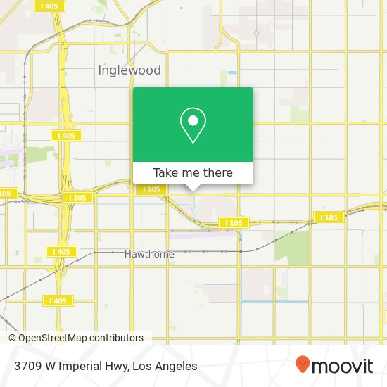 Mapa de 3709 W Imperial Hwy