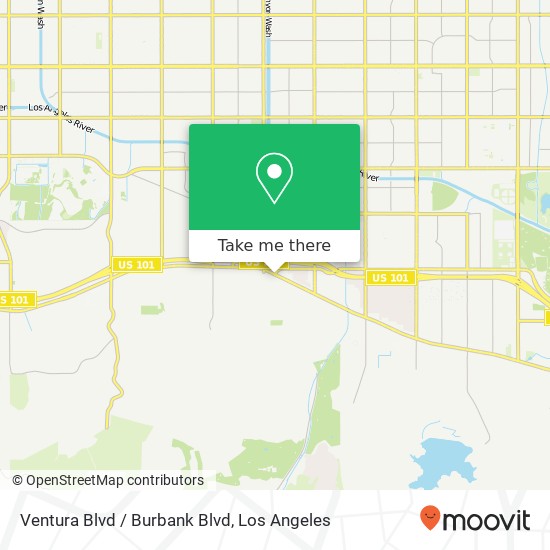 Ventura Blvd / Burbank Blvd map