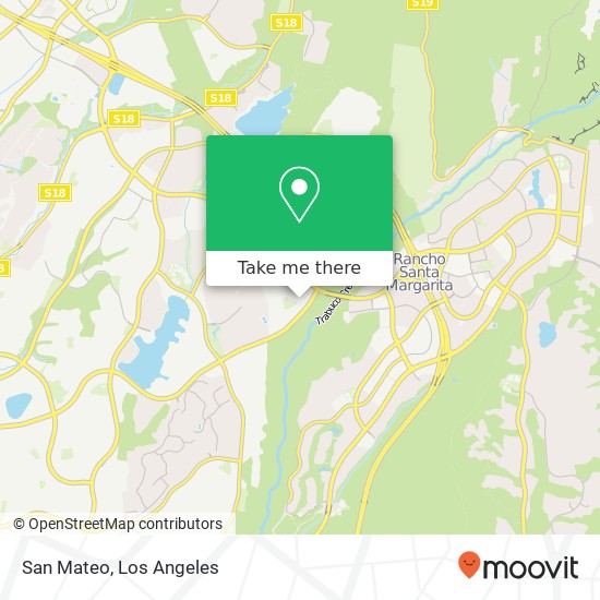 San Mateo map