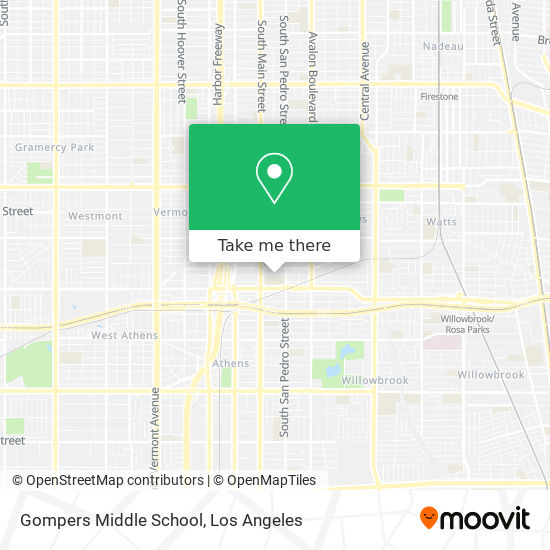 Mapa de Gompers Middle School