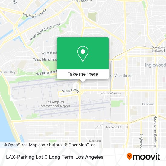 LAX-Parking Lot C Long Term map