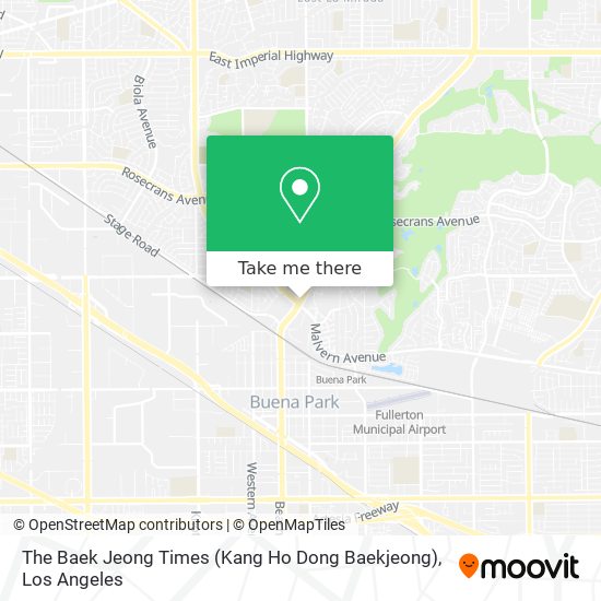 Mapa de The Baek Jeong Times (Kang Ho Dong Baekjeong)