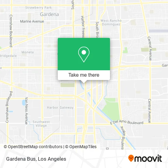 Gardena Bus map