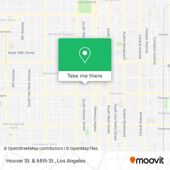 Mapa de Hoover St. & 68th St.
