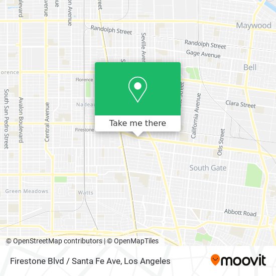 Firestone Blvd / Santa Fe Ave map