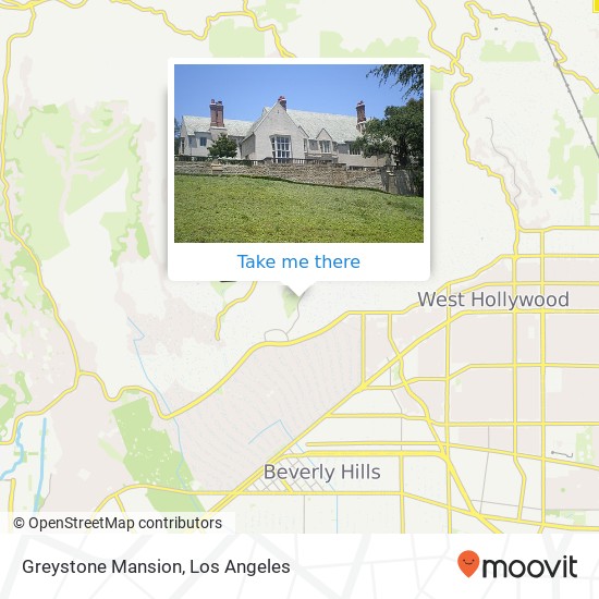 Mapa de Greystone Mansion