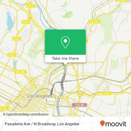 Pasadena Ave / N Broadway map