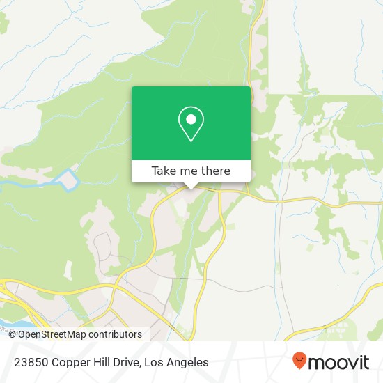 23850 Copper Hill Drive map