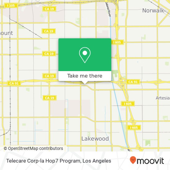 Telecare Corp-la Hop7 Program map