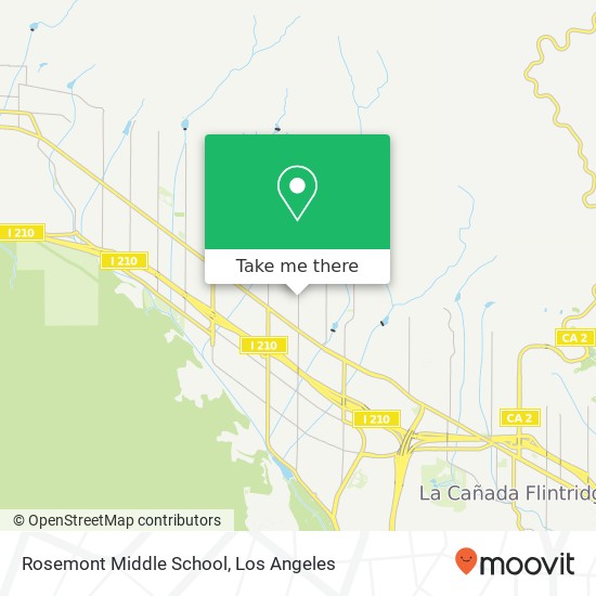 Rosemont Middle School map