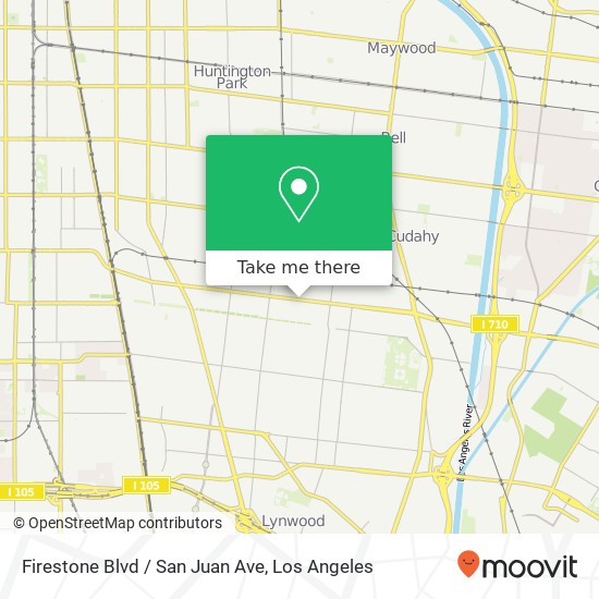 Firestone Blvd / San Juan Ave map