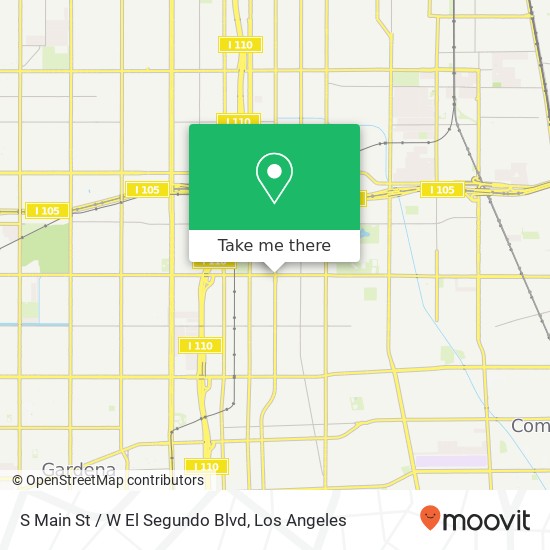 S Main St / W El Segundo Blvd map