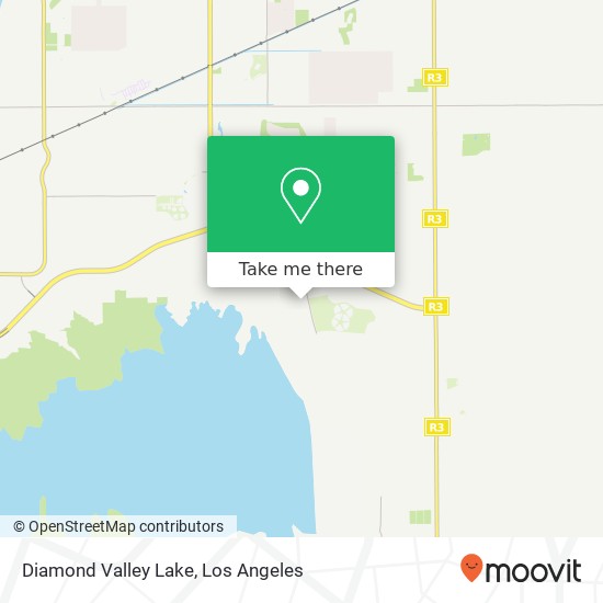 Mapa de Diamond Valley Lake