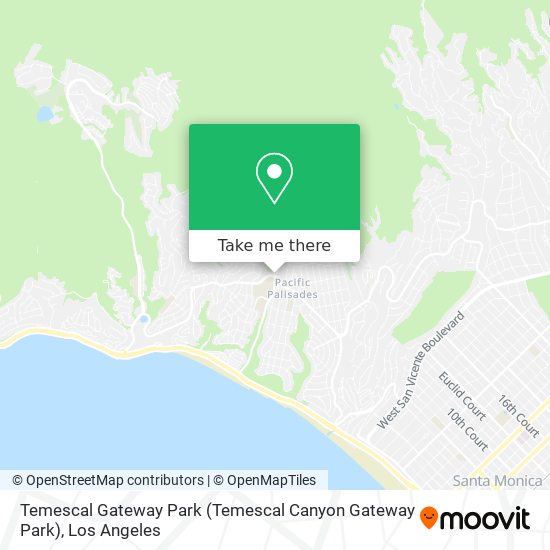 Temescal Gateway Park map