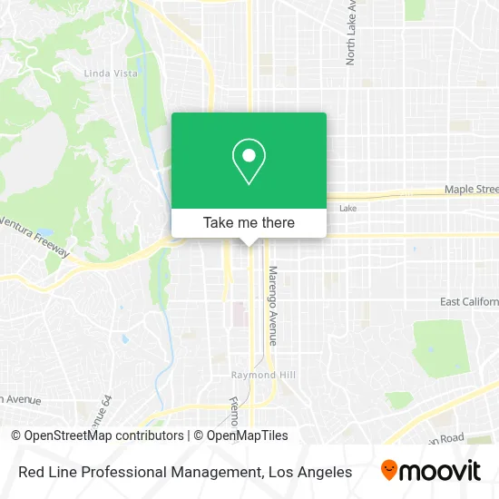 Red Line Professional Management map