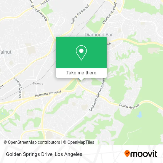 Golden Springs Drive map