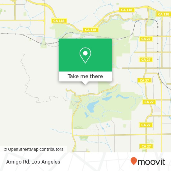 Amigo Rd map