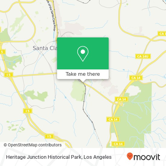 Heritage Junction Historical Park map