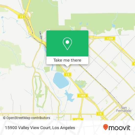 Mapa de 15900 Valley View Court