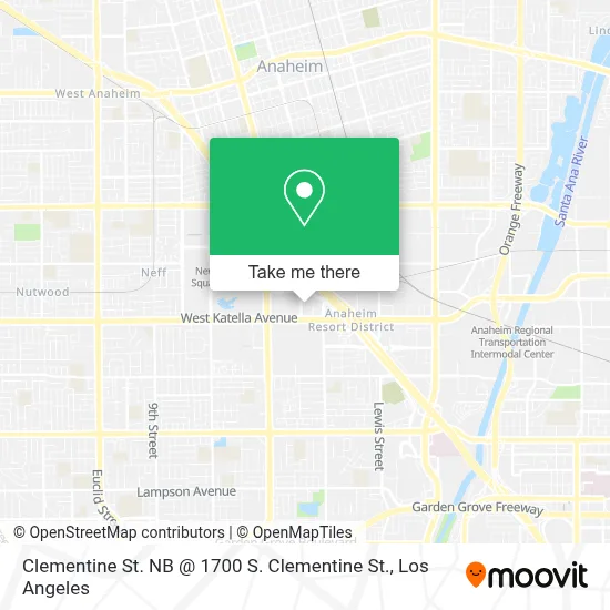 Clementine St. NB @ 1700 S. Clementine St. map