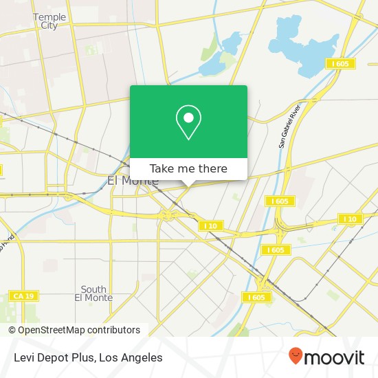 Levi Depot Plus map
