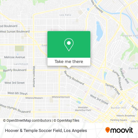 Mapa de Hoover & Temple Soccer Field