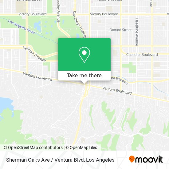 Mapa de Sherman Oaks Ave / Ventura Blvd