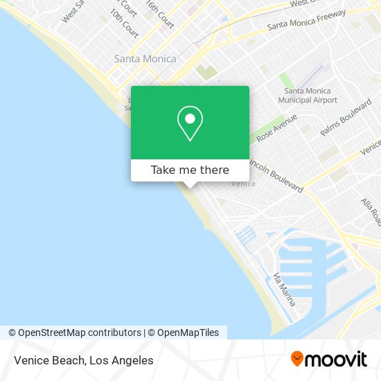 Venice Beach map