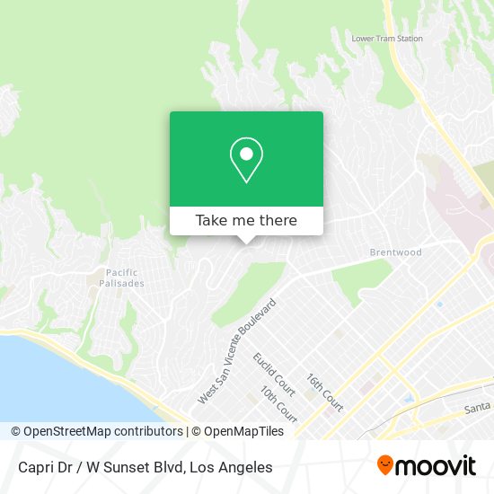 Capri Dr / W Sunset Blvd map