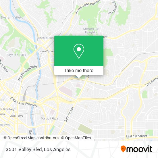 3501 Valley Blvd map
