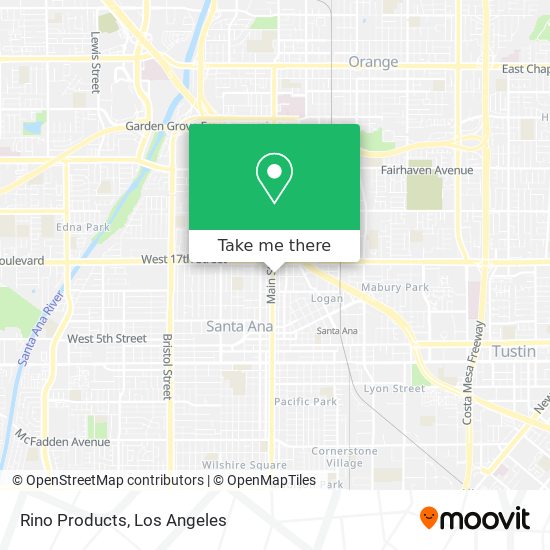 Rino Products map