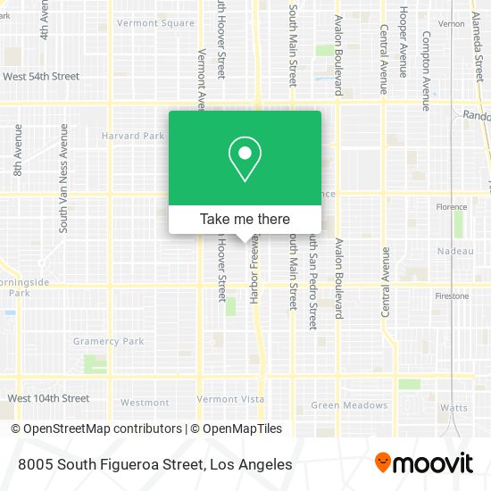 Mapa de 8005 South Figueroa Street