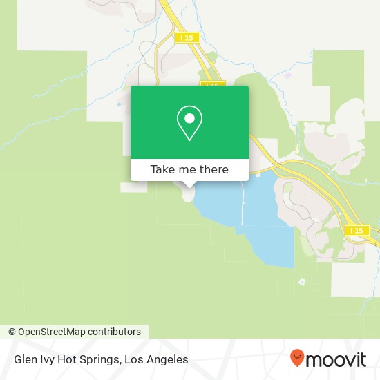 Glen Ivy Hot Springs map