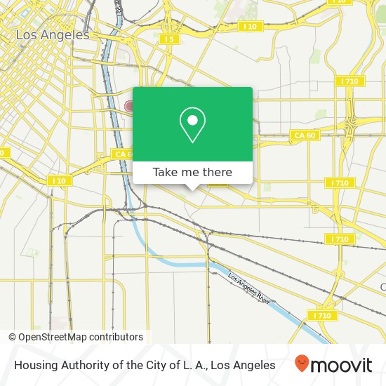 Mapa de Housing Authority of the City of L. A.