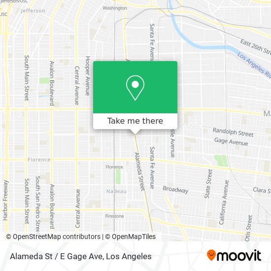 Mapa de Alameda St / E Gage Ave