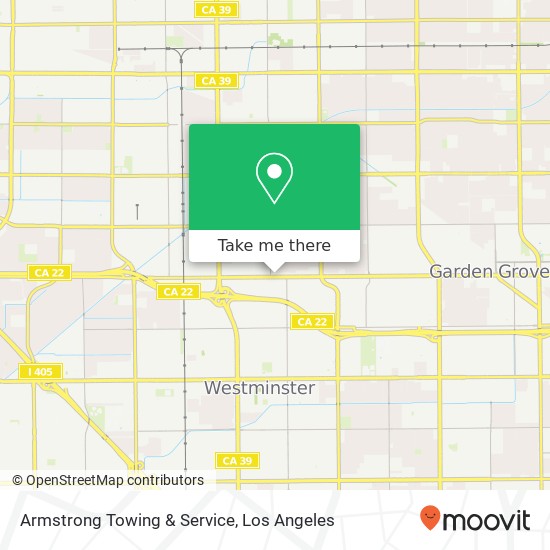 Armstrong Towing & Service map