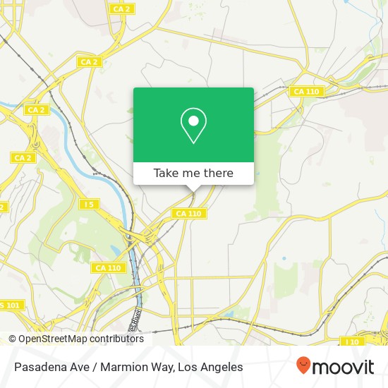 Mapa de Pasadena Ave / Marmion Way