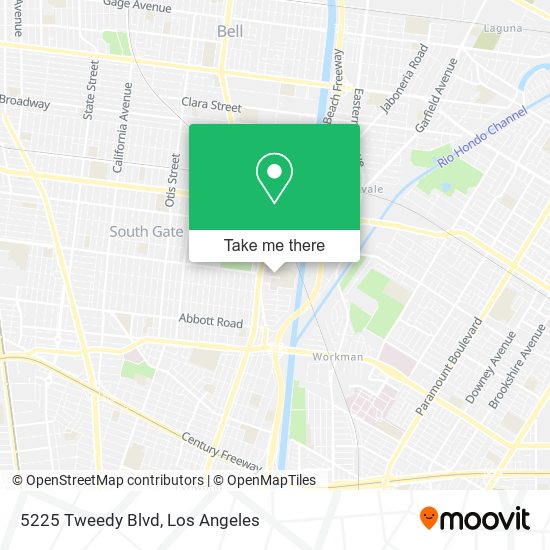 5225 Tweedy Blvd map