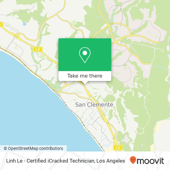 Linh Le - Certified iCracked Technician map